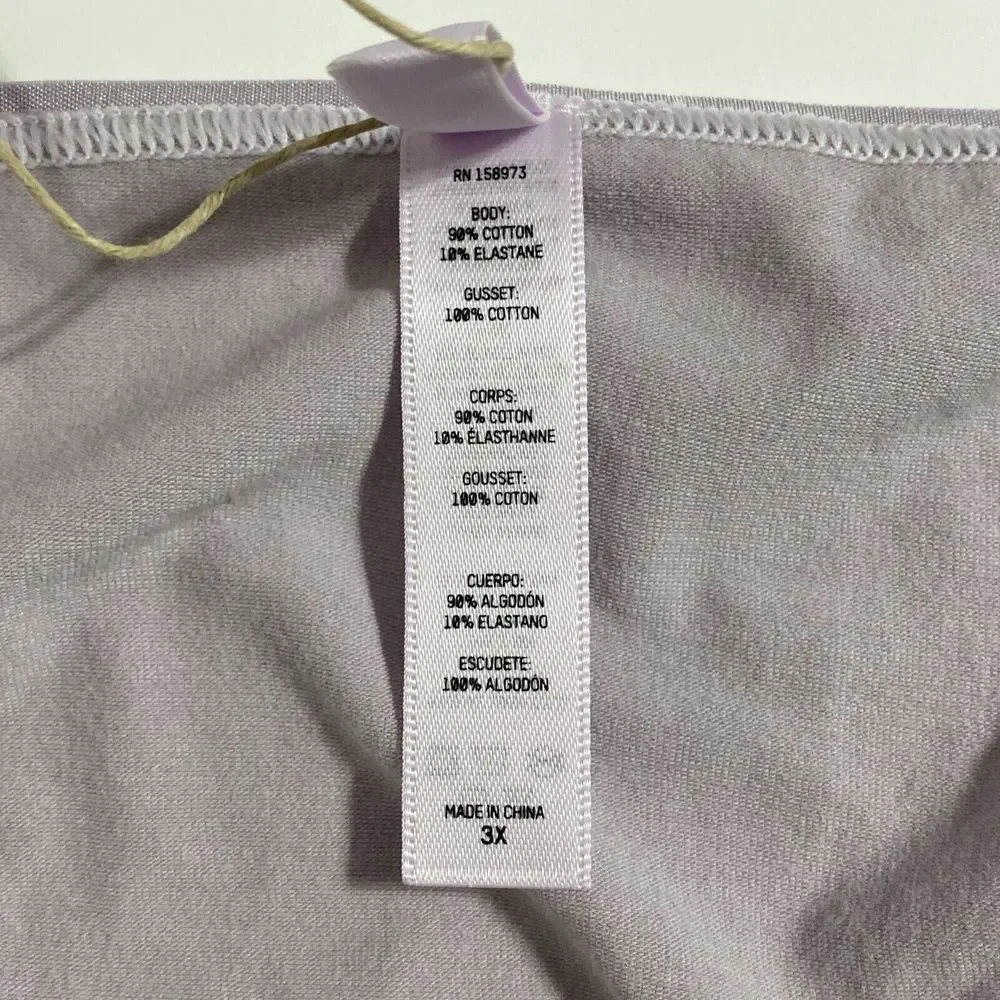 SKIMS Fits Everybody T-string Thong Women's 3X Iris Mica Purple G-string NEW - Picture 11 of 12